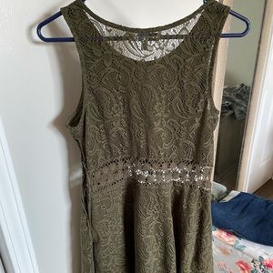 Army green BaileyBlue dress- size XL